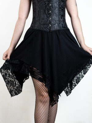 Shadow Lace Asimetrična Suknja