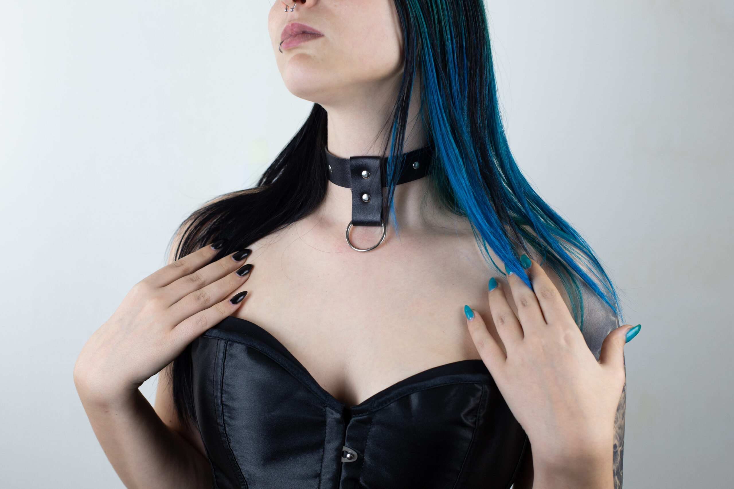 O - Ring leather choker - Image 2