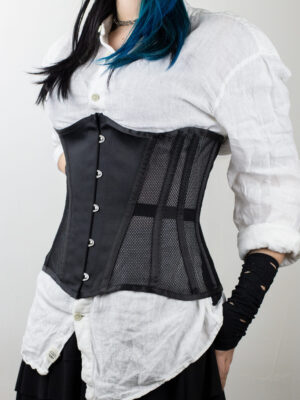 Mesh Waist Corset – Strukirani gotik korset
