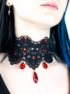 Crimson Widow Choker
