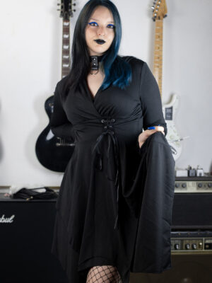 Coven Whisper Hooded Dress - Haljina