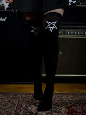 Sigil Overknees - Čarape pentagram